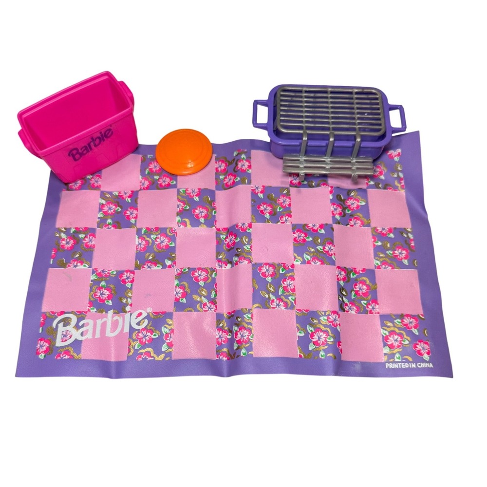 Vintage 1991 Barbie Tropical Splash Picnic Set ARCO‎ (Mattel)